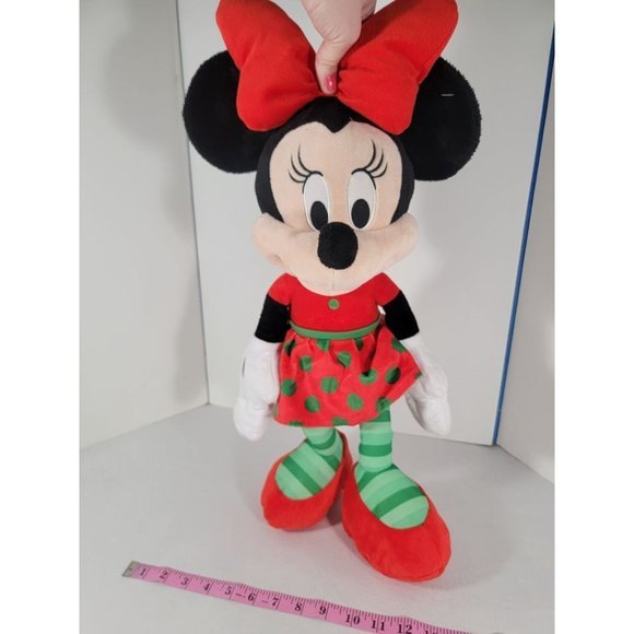 Disney Minnie Mouse Holiday 2018 Plush Stuffed Animal 21” Christmas Collection - Picture 5 of 10